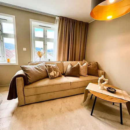 Appartamento I Bergens Vakreste Gate - Nydelig Utsikt Over Innseilingen Til Bergen!