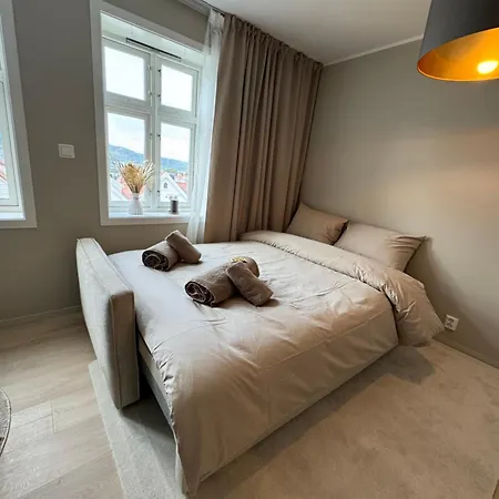 I Bergens Vakreste Gate - Nydelig Utsikt Over Innseilingen Til Bergen! * Bergen